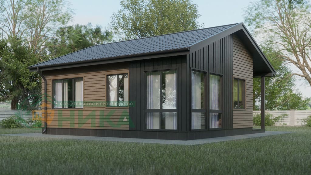 плюсы каркасного дома