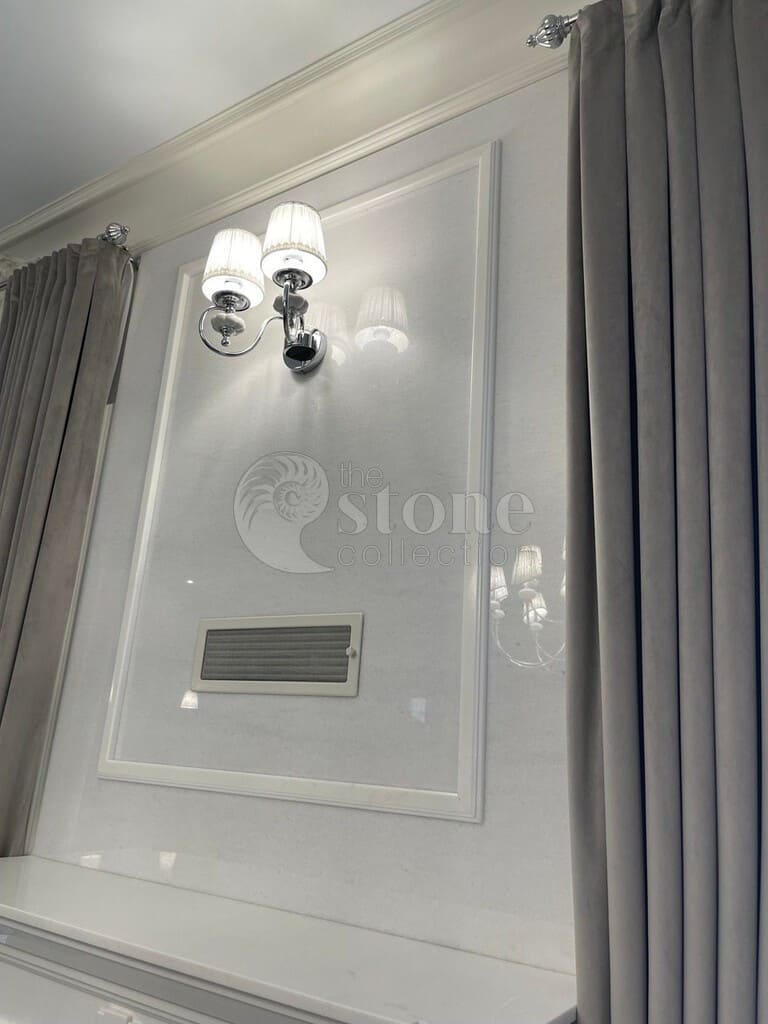 Белый греческий мрамор Тасос в Москве - облицовка стен